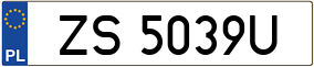 Truck License Plate